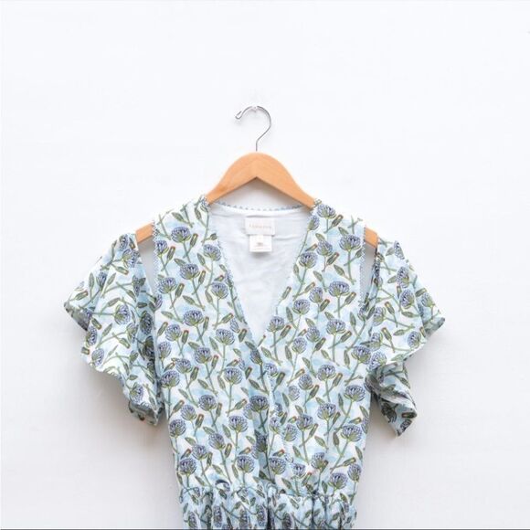 NWT foxiedox Lexie cold shoulder wrap dress in multi medium - Picture 6 of 10